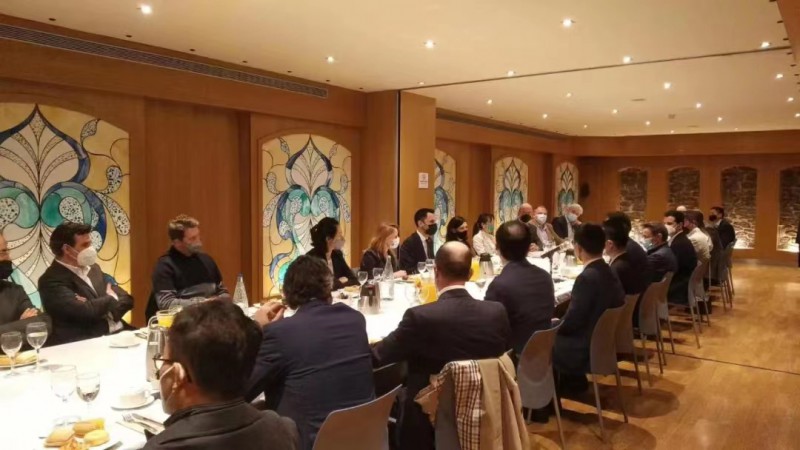 加泰羅尼亞自治區(qū)企業(yè)與勞動廳和中資企業(yè)座談會現(xiàn)場1