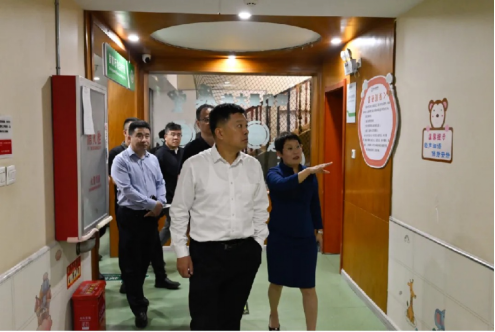 1_許昌市魏都區領導一行至學大教育集團旗下許昌千翼康復醫院考察調研216
